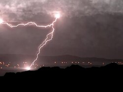 Thunder and Lightning Storm Stock Footage