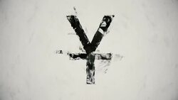 Art Chinese Yuan Symbol Stock Footage