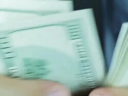 Counting Hundreds Stock Footage