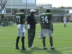 Jets practice in preparation for Miami Stock Footage