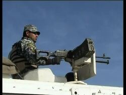 Shiite pilgrims start trek to Karbala, injured, funeral for victims of Friday's attack News Clip