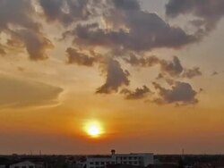 Pakse city Laos. Time Lapse Stock Footage