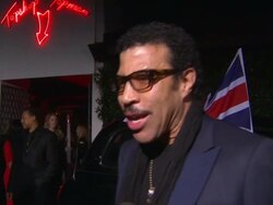 INTERVIEW - Lionel Richie on Philip Green at Topshop Topman LA Opening Party At Cecconi's on 2/13/2013 in Los Angeles, CA. (Footage by WireImage Video/Getty Images Entertainment Video) Stock Footage