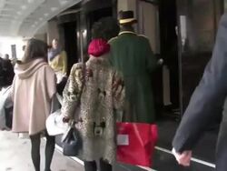 Celebrity Video Sightings in London Stock Footage