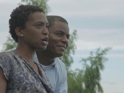 MS View of couple taking in balcony / Portland, Oregon, United States   Stock Footage
