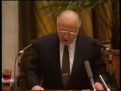 Russia - Russian Duma Debates Chechnya News Clip