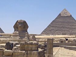 Great Sphinx - Cairo, Egypt Stock Footage
