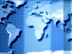 World map (loop) Stock Footage
