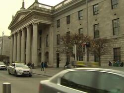 Dublin's General Post Office Stock Footage