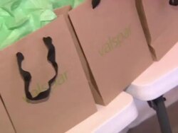 ATMOSPHERE at the Claire Danes Launches Valspar's New Hi-Def Paint and Exhibition Stock Footage