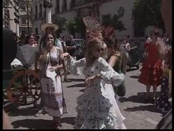 Anti globalisation protest outside Seville Summit News Clip