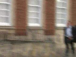 Paul Gascoigne walks to Court News Clip