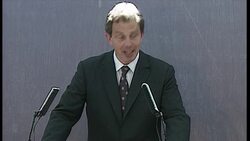 Tony Blair making 'Welfare to Work' speech News Clip