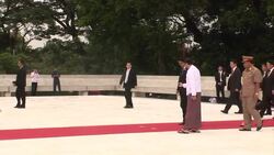 CLEAN : Japanese PM pays respect at the Martyrs News Clip