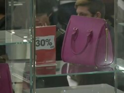 Boxing Day sales shoppers at Selfridges News Clip