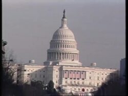 USA: WASHINGTON: PRESIDENT CLINTON'S INAUGURATION CEREMONY News Clip