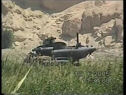 Video apparently shows damaged helicopter near Qaim Instructional Video