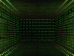 Code walls Stock Footage