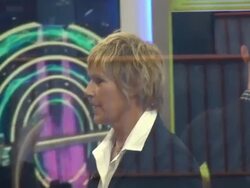 Diana Nyad (eliminated from DWTS) on the set of the Good Morning America show Stock Footage