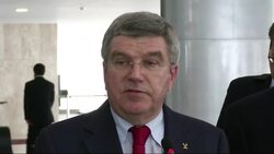 IOC President Bach meets Brazilian President Rousseff News Clip
