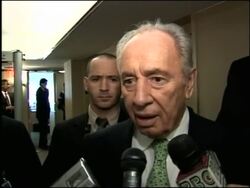 Abbas meets Peres, Erekat reax, Peres condemns Iran president speech News Clip