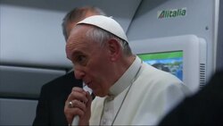Pope says he won't judge gay priests News Clip