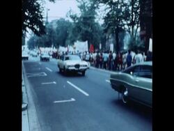 SYND 23-8-71 STUDENTS AND TEACHERS RALLY AGAINST RACISM AND UNEMPLOYMENT News Clip