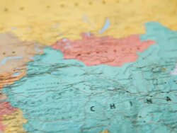 HD:World map panning view. Stock Footage