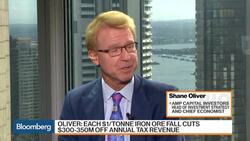 AMP's Oliver Says Downgrade Not a Disaster for Australia News Clip