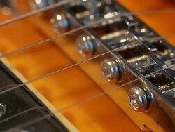 playing Electric guitar chords Stock Footage