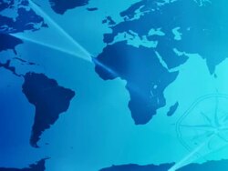 World map. Loop Stock Footage