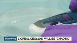 L'Oreal CEO Agon Braces for 'Chaotic' Year in 2017 News Clip