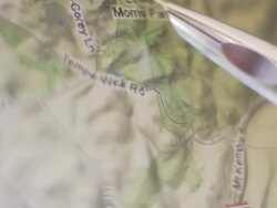 Plan a route on the map Stock Footage