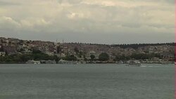 Passenger ferries on the Bosphorus Strait News Clip
