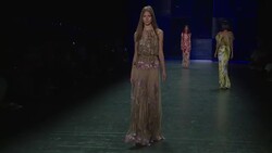 EVENT CAPSULE CLEAN - Naeem Khan - September 2016 - New York Fashion Week Stock Footage