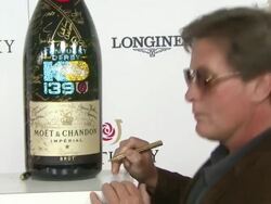 Emilio Estevez at  Moet & Chandon Toasts The 139th Kentucky Derby Stock Footage