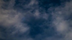 timelapse stars and moon in night sky Stock Footage