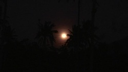 CLEAN : Gasps and awe as supermoon rises over Philippine volcano News Clip