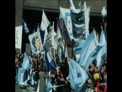 SYND 27 7 75 LEFT WING TERRORIST DEMONSTRATE AT PRESIDENTIAL PALACE Instructional Video