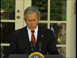 President Bush speech on combatting climate change News Clip