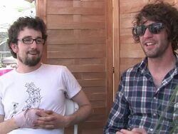 Japandroids Interview (clip 4) Stock Footage