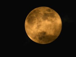 moon and clouds Stock Footage