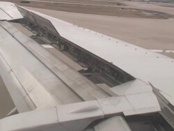 Air brakes 1 - HD 60i Stock Footage