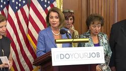 Nancy Pelosi on Zika (part 2 of 3) Stock Footage