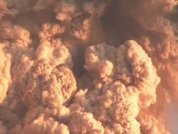 SANTIAGO DE CHILE, CHILE - JUNE 13th:  The Puyehue volcano in south-central Chile, belching an ash cloud more than six miles high over the Andes and into many cities in Argentina (Footage by Ivan Konar/Latincontent/Getty Images) Stock Footage
