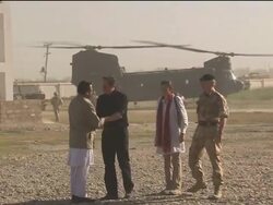 UK PM Cameron visits Helmand province, meets governor News Clip