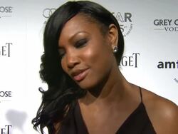 INTERVIEW: Garcelle Beauvais on who she's wearing and what it was like getting ready for the night's 'Black Tie/Hot Metal' theme at the amfAR's Inspiration Gala at Los Angeles CA. Stock Footage