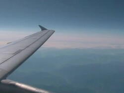 Airplane Wing Stock Footage