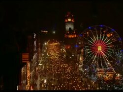 Hogmanay torchlight procession News Clip