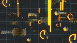 Digital data charts internet Stock Footage